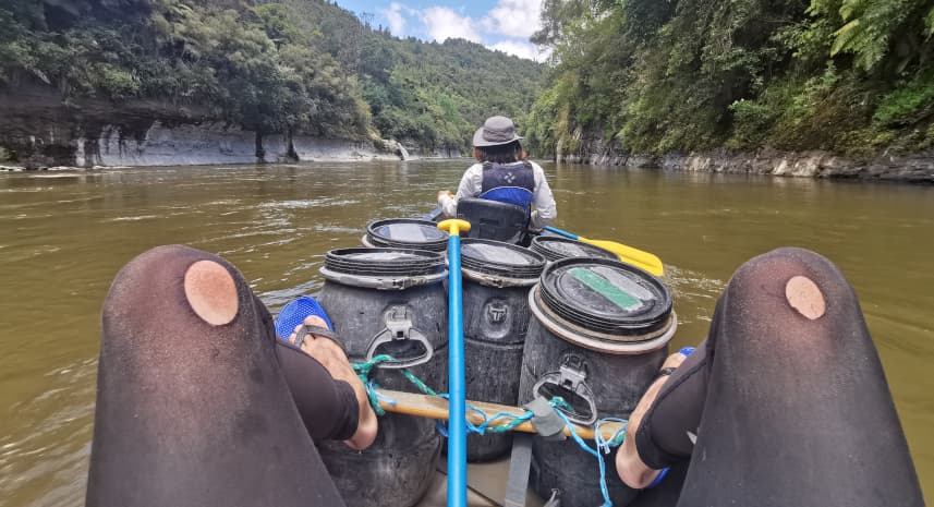Kayak on Whanganui River