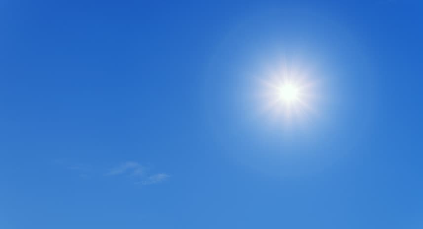 Hot sun